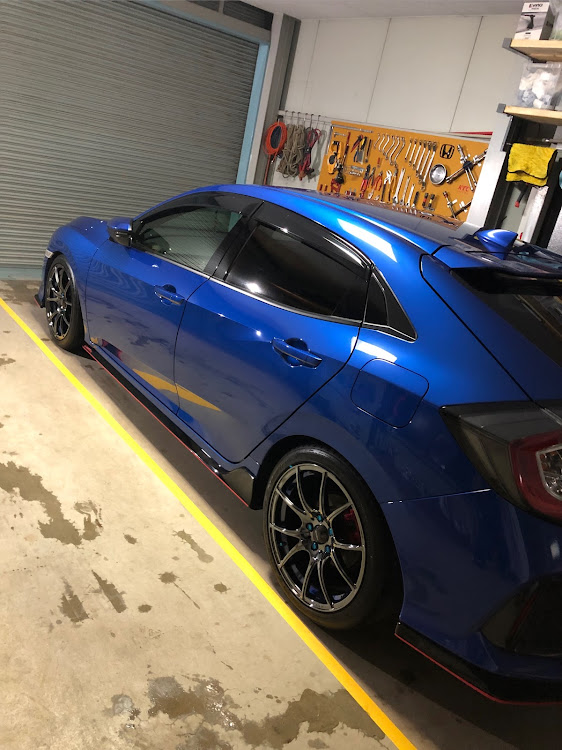 シビックのサクラを求めて・FK7・アルプス公園・洗車・キリ番GETに関するカスタム事例の投稿画像7枚目