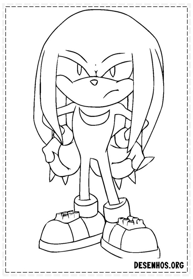 Mais de 150 Desenhos do Sonic para colorir –