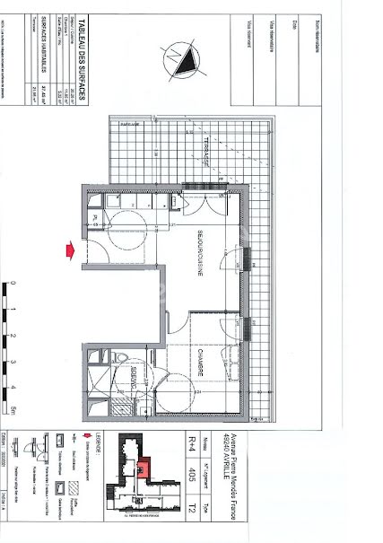 Vente appartement 2 pièces 37 m² à Avrille (49240), 189 900 €