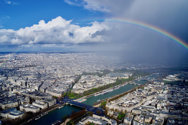 L'arcobaleno dalla torre di gianluca_saiu