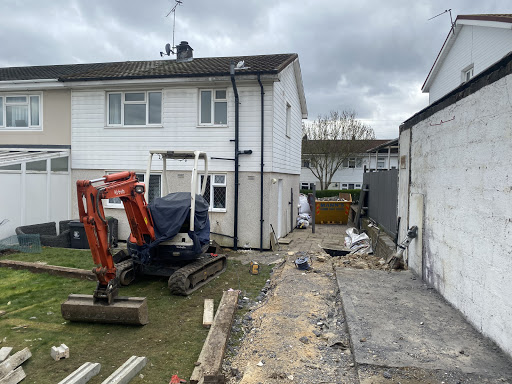 Digging of the foundations 