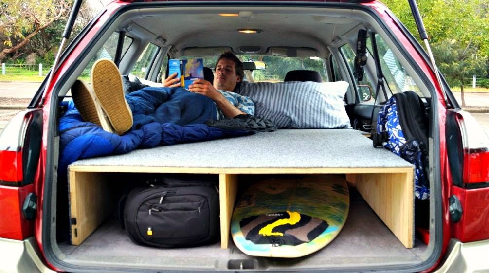 3 Ways to Make a Bed in Your Car - wikiHow