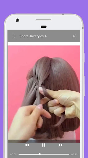 Short Hairstyle - Video Step By Step Offline