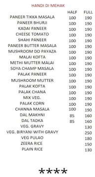 Haandi Pure Veg menu 2