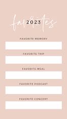 New Year's Favorites - Pinterest Idea Pin item