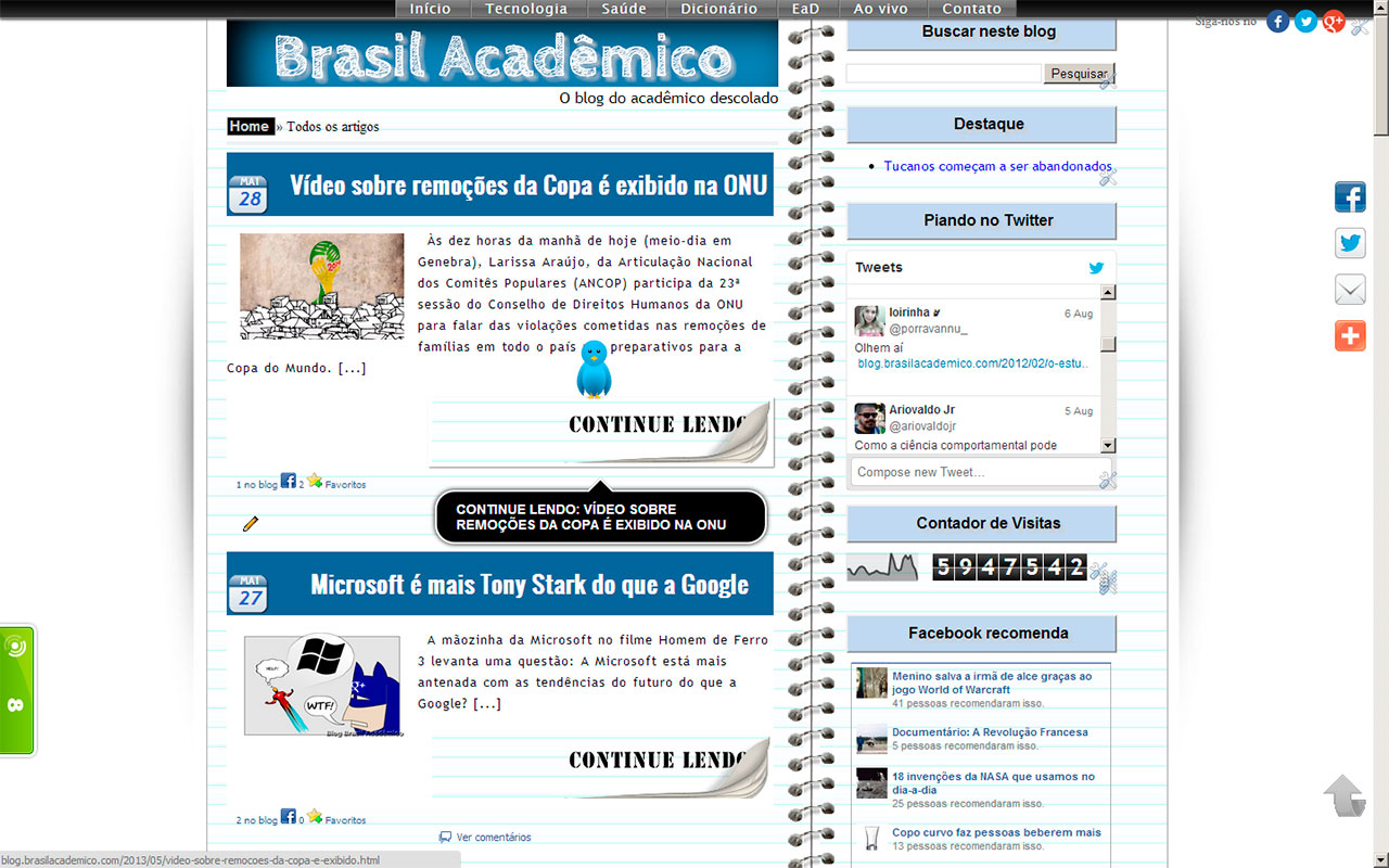 Blog Brasil Acadêmico Preview image 1