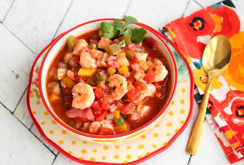 Chunky Shrimp Gazpacho