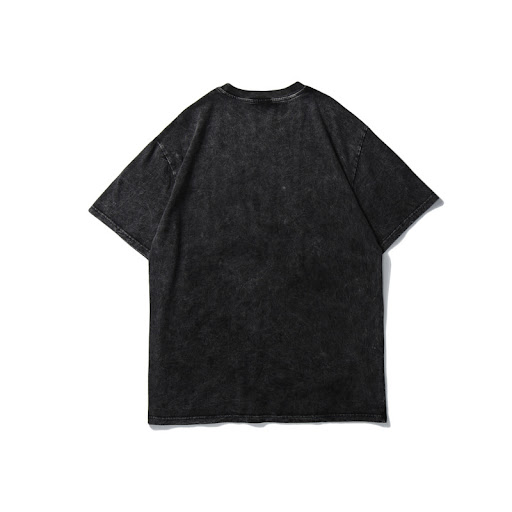 Title 6, Retro washed and worn short-sleeved T-shirt