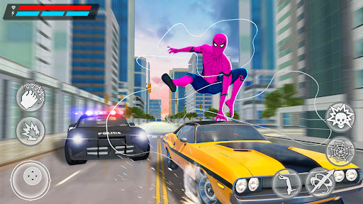 Spider Rope Hero: Superhero Gangster Fighting