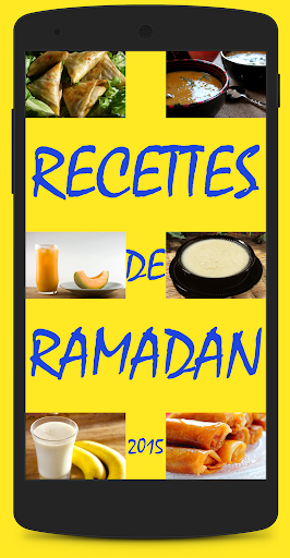 Recettes RAMADAN 2015