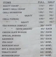 Navrang Eat Point menu 1