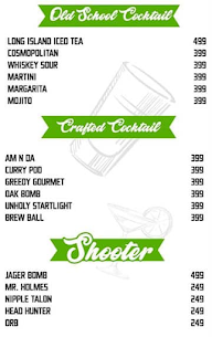 Sherlock's Pub menu 5