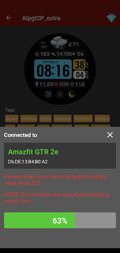 Amazfit GTR 2 - Watch Face screenshot #7