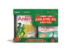 [Hộp quà tặng Tết] Sữa bột Anlene Gold 5X 800g tặng 4 hộp Anlene nước 125ml