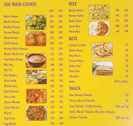 Pahelwan dhaba menu 1
