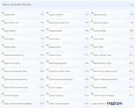 Zyaka Paratha menu 4