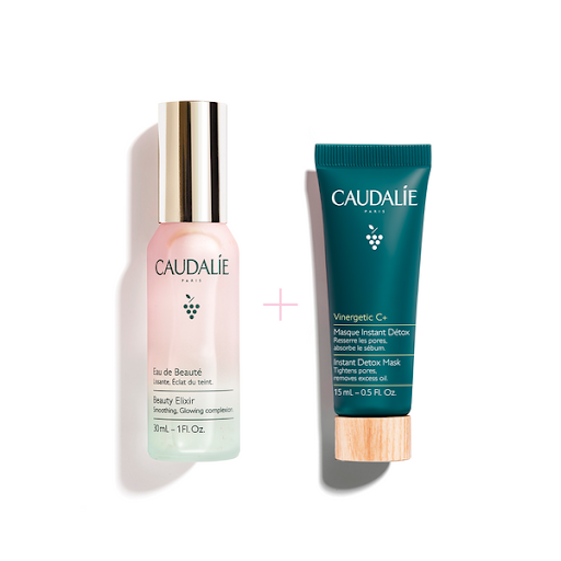 Bộ Sản Phẩm Thải Độc Giúp Da Căng Bóng Caudalie Beauty Elixir&Detox Mask Giftset_PP