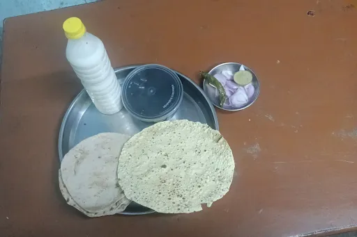 Paneer Butter Masala+5 Ghee Tawa Roti+Papad+Masala Chaach