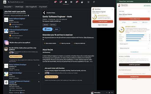 Round Zero | Job Tracker screenshot 1