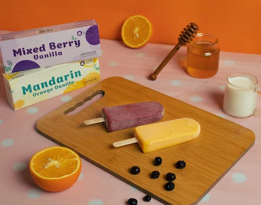 Mixed Berry Vanilla Bar & Mandarin Orange Vanilla Bar Combo