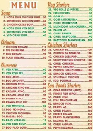 ANJALI RESTAURANT menu 2