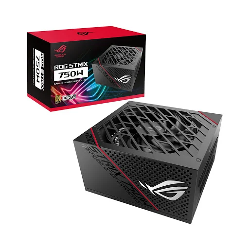 Nguồn máy tính ASUS Rog Strix - 750W - 80 Plus Gold - Full Modular (90YE00A0-B0AA00)