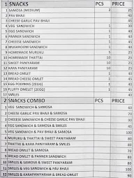 Kamali 99 Foods menu 1