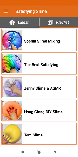 Screenshot Satisfying Slime Videos