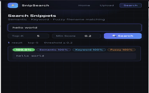 SnipSearch screenshot 5