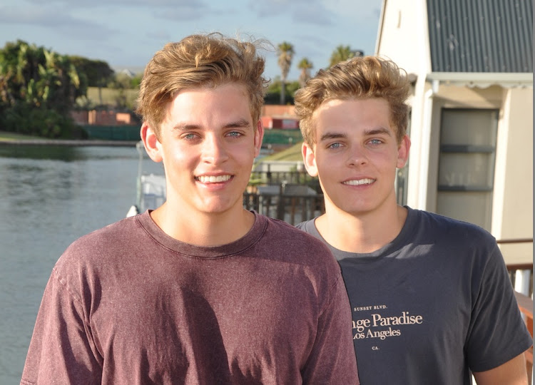 Kearsney College twin brothers Dominic and Luca Ferri.