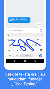  „Gboard“ – „Google“ klaviatūra (ekrano kopijos miniatiūra)  