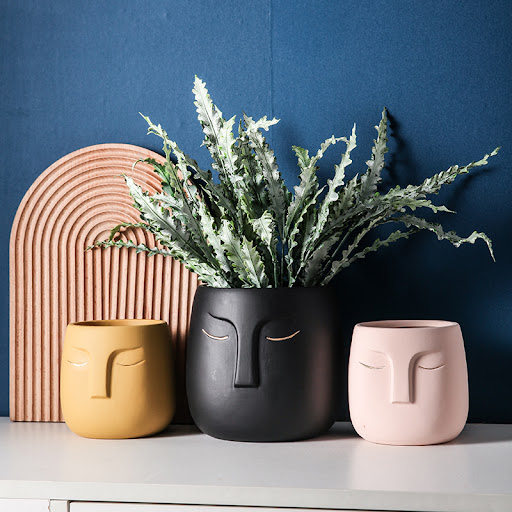 Title 6, Nordic Abstract Flower Pot Modeling Modern Styl...