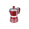 Ấm Pha Cà Phê Pedrini Infinity Passion - Aluminium - Màu Đỏ - 1 Cup /2 Cup /3 Cup /6 Cup [ Hàng Chính Hãng]