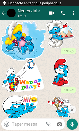 Smurfs Stickers For Whatsapp - WAStickerApps