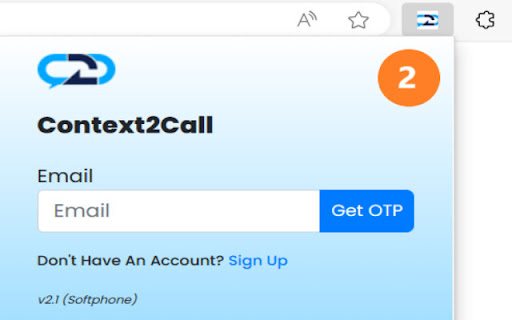 C2C Softphone screenshot 2