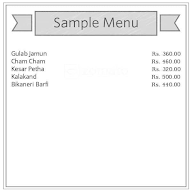 Shri Bikaner Sweets menu 1