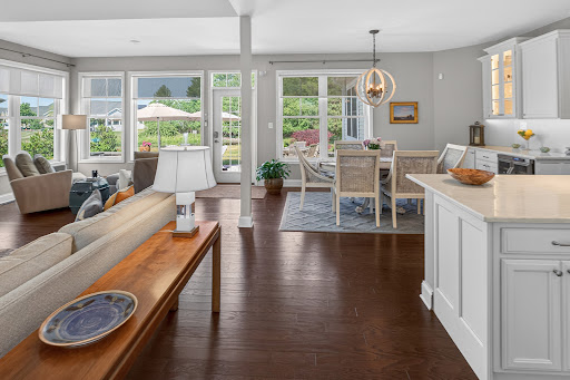 Living dining kitchen bright in this luxury property for sale in Rehoboth Beach ($849,000)