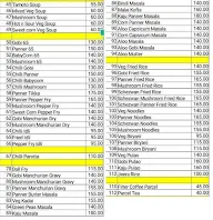 Hotel Anandhabhavan menu 1