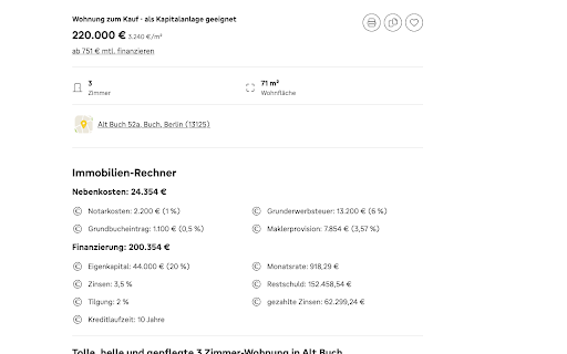 Immobilien-Rechner
