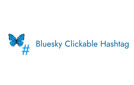 Bluesky Clickable Hashtag small promo image