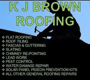 K J Brown Roofing Logo