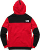 supreme tnf steep tech hooded sweatshirt red