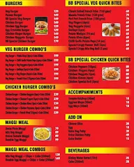 Rockin' Burgers menu 1