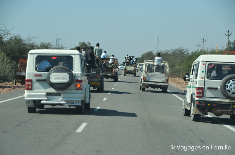 Route bondée bikaner