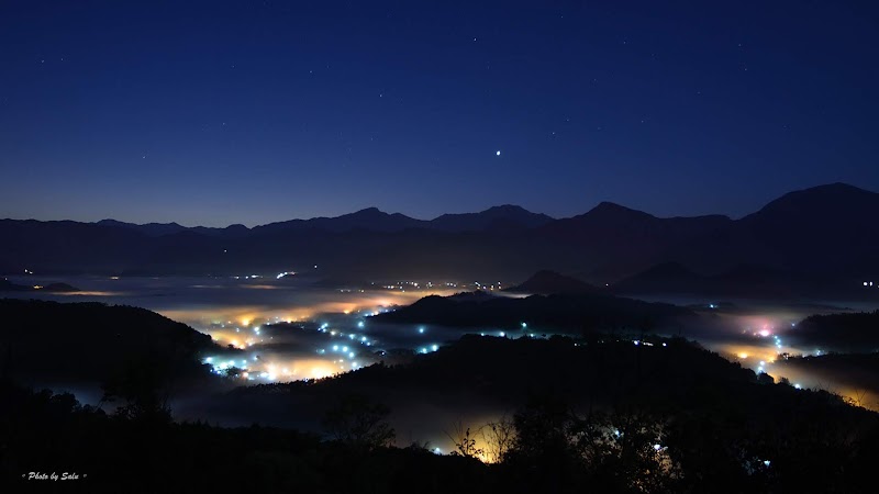 金龍山 雲海 夜琉璃