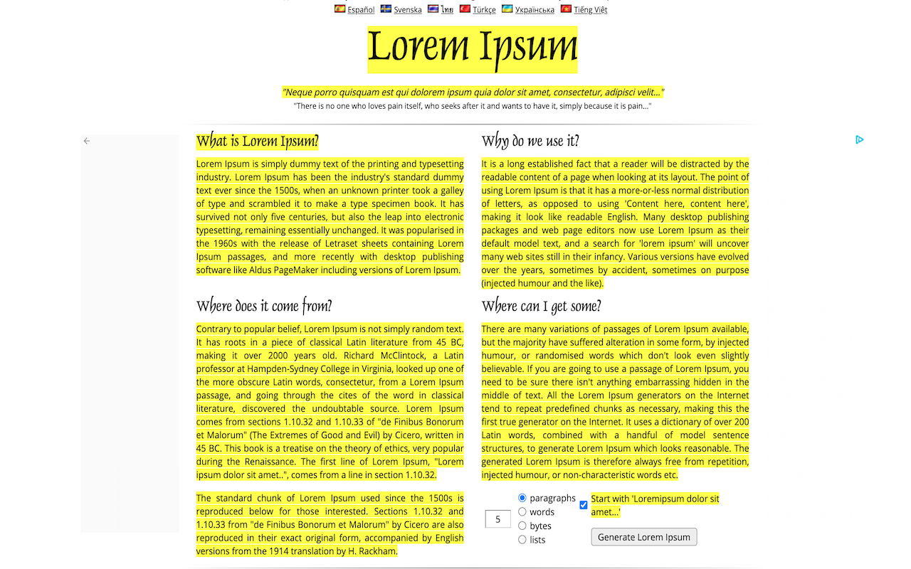 Lorem Ipsum Checker Preview image 0