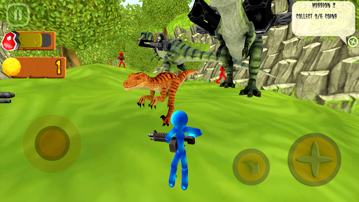 Screenshot Stickman Dinosaur Hunter