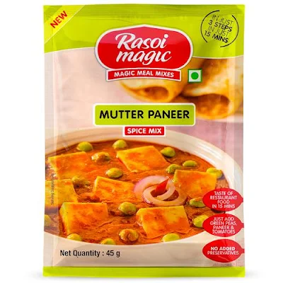 Rasoi Magic Spice Mix - Mutter Paneer - 45 gm