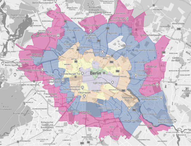 2-dimensional data visualization map