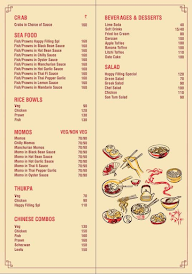 Happy Filling menu 6